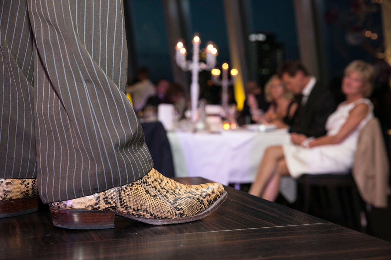 Schlangenleder Stiefel